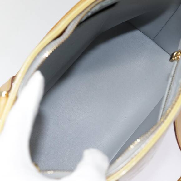 LOUIS VUITTON Monogram Vernis Houston Hand Bag Gris M91053 - Picture 10 of 16